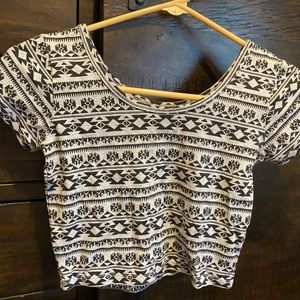 Tribal crop top